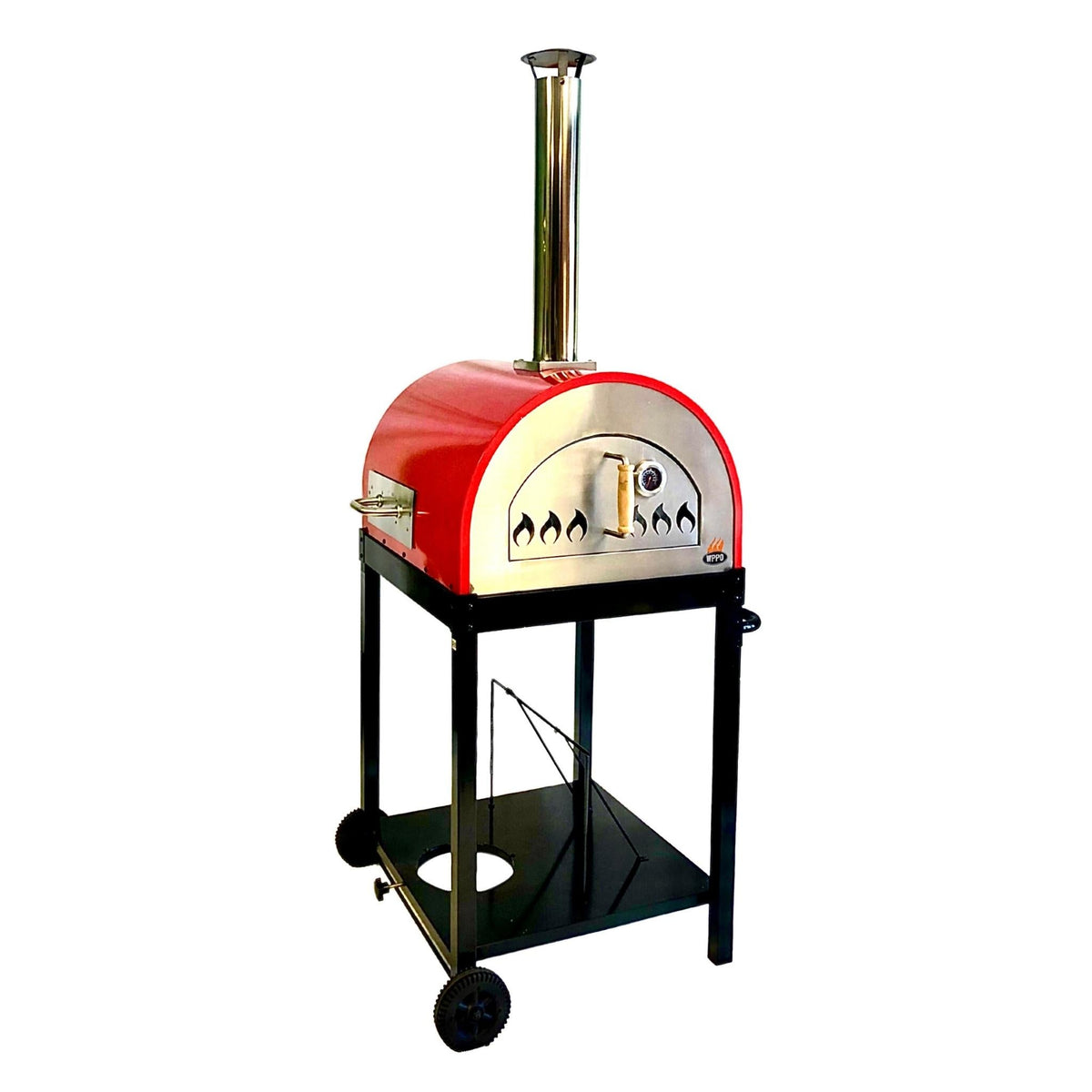 WPPO Traditional 25″ Dual-Fuel Pizza Oven with Gas Attachment
