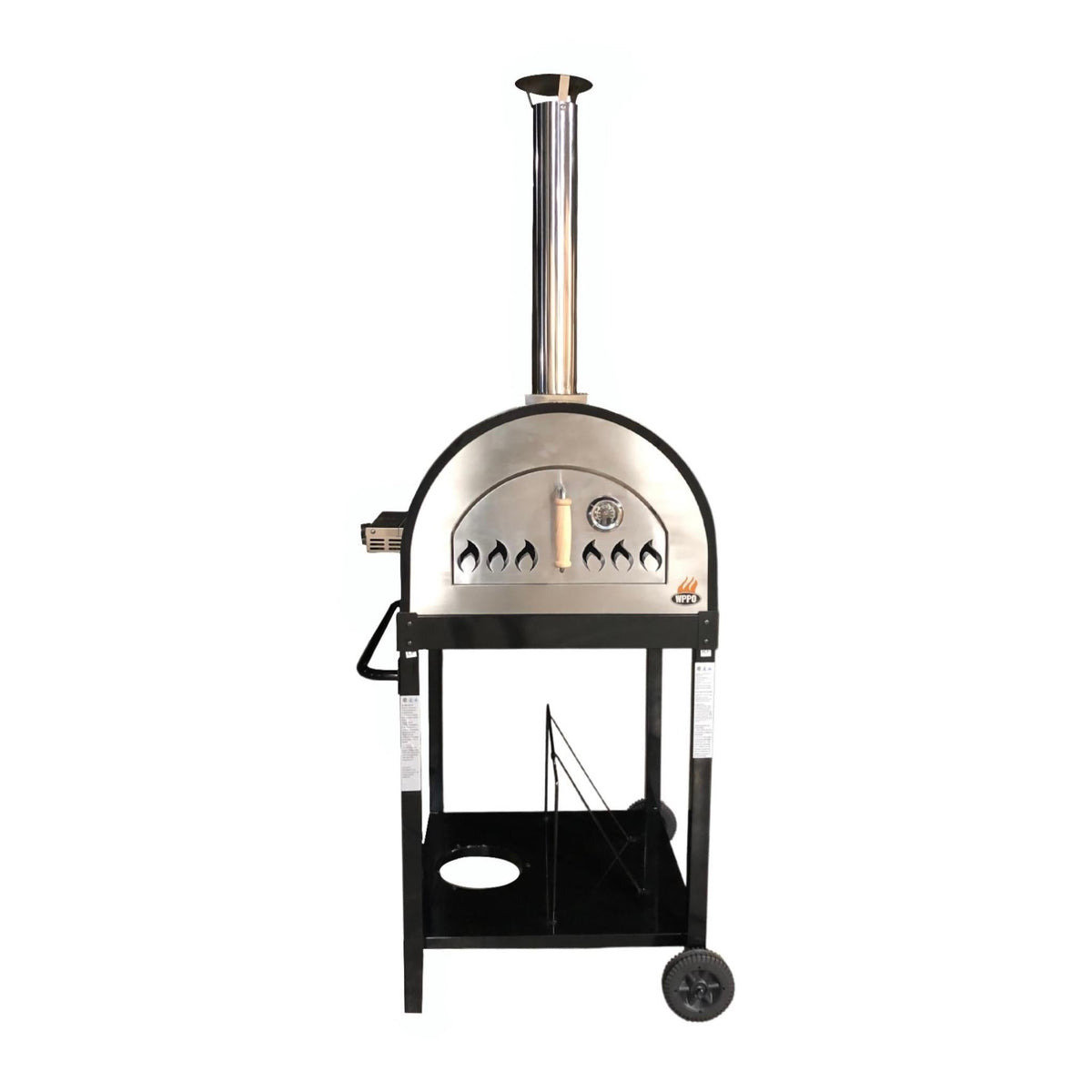 WPPO Traditional 25″ Dual-Fuel Pizza Oven with Gas Attachment